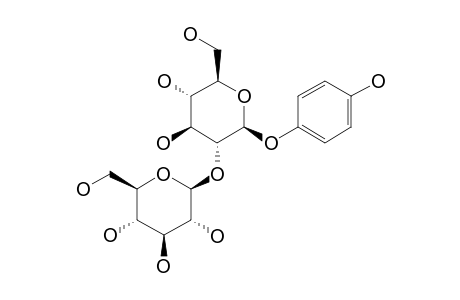 4-HYDROXY-PHENYL-BETA-D-GLUCOPYRANOSYL-(1->2)-BETA-D-GLUCOPYRANOSIDE