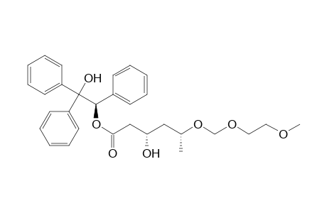 (1'R,3S,5R)- 3-Hydroxy-5-[(2-methoxyethoxy)methoxy]hexanoic Acid 2'-Hydroxy-1',2',2'-triphenylethyl Ester