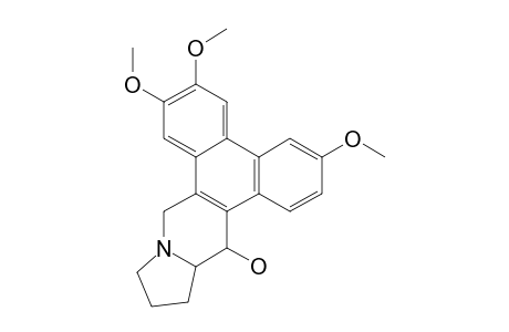 TYLOPHORIDCINE_F;(13A-S,14-R)-14-HYDROXY-3,6,7-TRIMETHOXYPHENANTHROINDOLIZIDINE_N-OXIDE