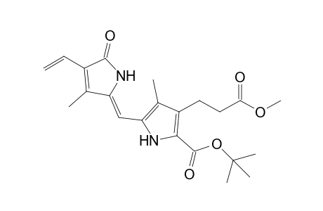 3-(3-keto-3-methoxy-propyl)-5-[(Z)-(5-keto-3-methyl-4-vinyl-3-pyrrolin-2-ylidene)methyl]-4-methyl-1H-pyrrole-2-carboxylic acid tert-butyl ester