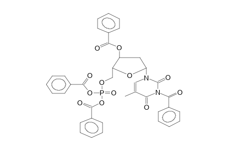 N,3'-DIBENZOYLDEOXYTHYMIDINE-5'-DIBENZOYLPHOSPHATE