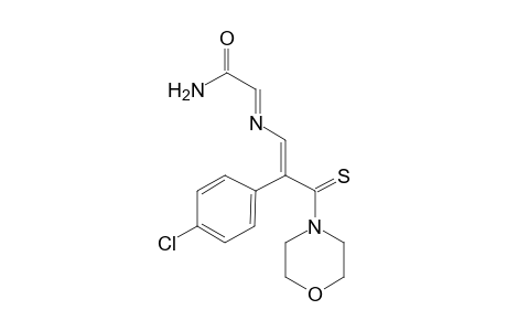 4-[3-(Aminocarbonylmethyleneamino)-2-(4-chlorophenyl)thioacryloyl]morpholine