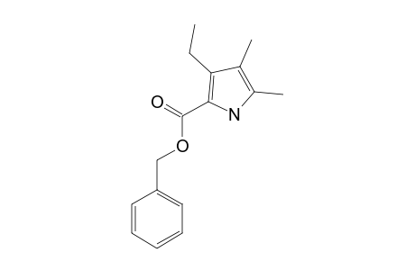 Benzyl-2,3-dimethyl-4-ethylpyrrol-5-carboxylate