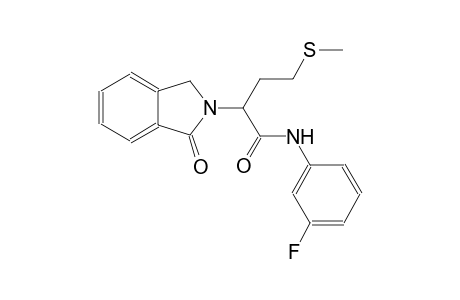 1H-isoindole-2-acetamide, N-(3-fluorophenyl)-2,3-dihydro-alpha-[2-(methylthio)ethyl]-1-oxo-