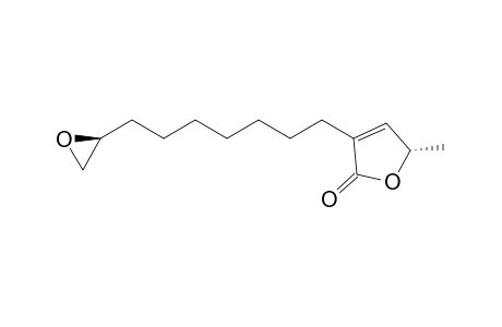 (2S)-2-methyl-4-[7-[(2S)-2-oxiranyl]heptyl]-2H-furan-5-one