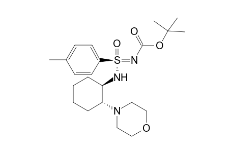 (S)-N-tert-Butyloxycarbonyl-4-toluenesulfonimid-N'-[(1R,2R)-2-morpholin-4-yl-cyclohexyl]amide