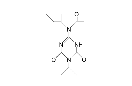 3-Isopropyl-5-(N-acetyl-1-methyl-propylamino)-1,3,5-triazine-2(1H),4(3H)-dione