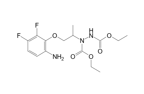 6-Amino-2,3-difluoro-1-{2-[N-N'-bis(ethoxycarbonyl)hydrazono]propoxy}benzene