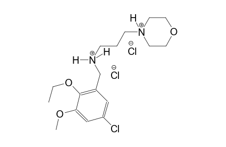 morpholinium, 4-[3-[[(5-chloro-2-ethoxy-3-methoxyphenyl)methyl]ammonio]propyl]-, dichloride