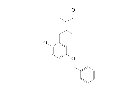 (E)-4-BENZYLOXY-2-[(4'-HYDROXY-2',3'-DIMETHYL)-BUT-2'-ENYL]-PHENOL