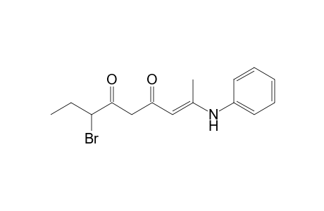 2-Anilino-7-bromonon-2-ene-4,6-dione