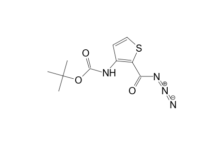 N-(2-carbonazidoyl-3-thienyl)carbamic acid tert-butyl ester