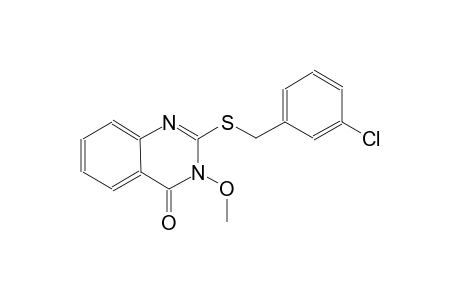 2-[(3-chlorobenzyl)sulfanyl]-3-methoxy-4(3H)-quinazolinone