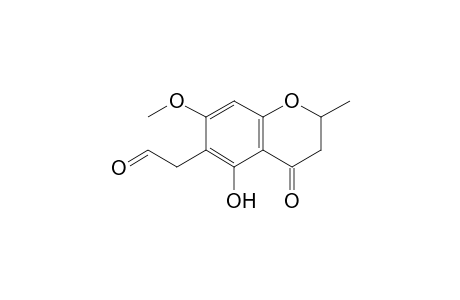 5-Hydroxy-7-methoxy-2-methyl-6-(2-oxoethyl)chroman-4-one