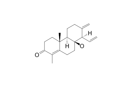 8.beta.-Hydroxy-18-norcleistanth-4(5),13(17),15-trien-3-one