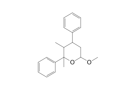 2-Methoxy-5,6-dimethyl-4,6-diphenyltetrahydropyran