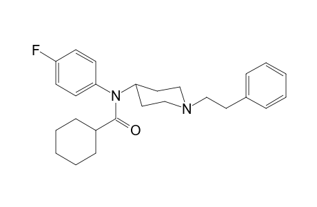 N-4-Fluorophenyl-N-[1-(2-phenylethyl)piperidin-4-yl]cyclohexanecarboxamide