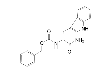 Benzyl 2-amino-1-(1H-indol-3-ylmethyl)-2-oxoethylcarbamate