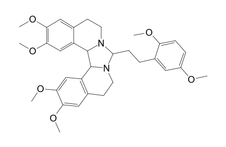 5,6,10,11,15b,15c-Hexahydro-8-[2-ethyl(2,5-dimethoxyphenyl)]-2,3,13,14-tetramethoxy-8H-imidazo[5,1-a:4,3-a']diisoquinoline