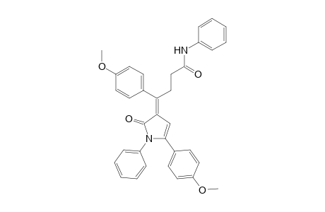 Benzenebutanamide, .gamma.-[1,2-dihydro-5-(4-methoxyphenyl)-2-oxo-1-phenyl-3H-pyrrol-3-y lidene]-4-methoxy-N-phenyl-