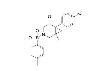 6-(4-Methoxyphenyl)-1-methyl-3-tosyl-3-azabicyclo[4.1.0]heptan-5-one