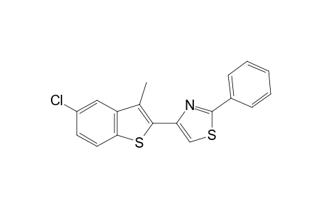 4-(5-chloro-3-methylbenzo[b]thien-2-yl)-2-phenylthiazole