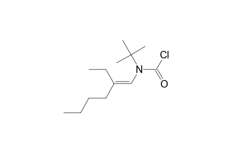 Carbamic chloride, (1,1-dimethylethyl)(2-ethyl-1-hexenyl)-