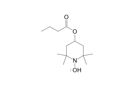 1-Piperidinyloxy, 2,2,6,6-tetramethyl-4-(1-oxobutoxy)-