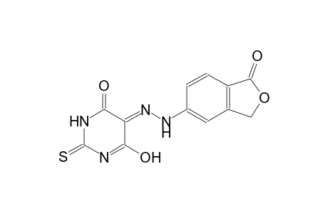 (5E)-6-hydroxy-2-thioxo-2,3-dihydro-4,5-pyrimidinedione 5-[(1-oxo-1,3-dihydro-2-benzofuran-5-yl)hydrazone]
