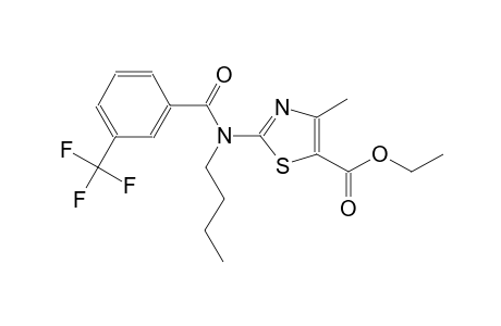 ethyl 2-{butyl[3-(trifluoromethyl)benzoyl]amino}-4-methyl-1,3-thiazole-5-carboxylate