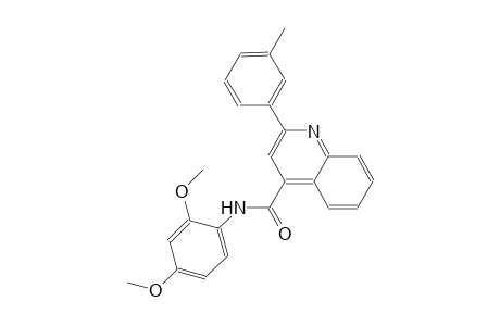 N-(2,4-dimethoxyphenyl)-2-(3-methylphenyl)-4-quinolinecarboxamide