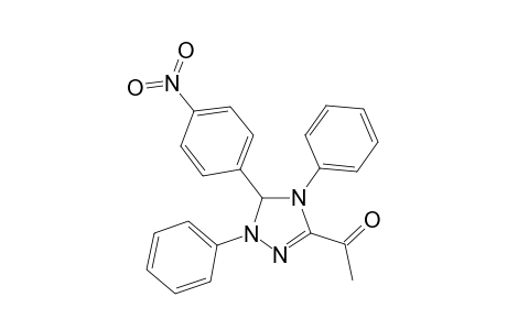 1-[5-(4-Nitro-phenyl)-1,4-diphenyl-4,5-dihydro-1H-[1,2,4]triazol-3-yl]-ethanone