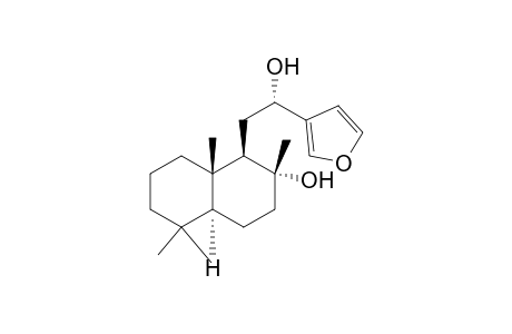 3-Furanmethanol, .alpha.-[(decahydro-2-hydroxy-2,5,5,8a-tetramethyl-1-naphthalenyl)methyl]-, [1R-[1.alpha.(S*),2.beta.,4a.beta.,8a.alpha.]]-