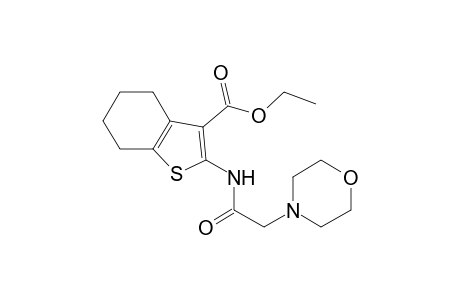 2-(2-Morpholin-4-ylacetylamino)-4,5,6,7-tetrahydrobenzo[b]thiophene-3-carboxylic acid, ethyl ester