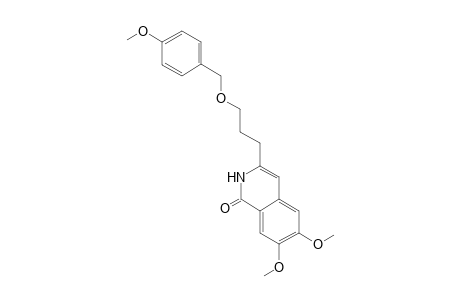 6, 7-Dimethoxy-3-[3-{(4-methoxybenzyl)oxy}propyl]isoquinolin-1(2H)-one