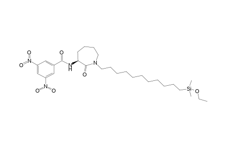 (+)-(S)-N-11-Dimethylethoxyundecyl-(N-3,5-dinitrobenzoyl)-3-amino-3-caprolactam