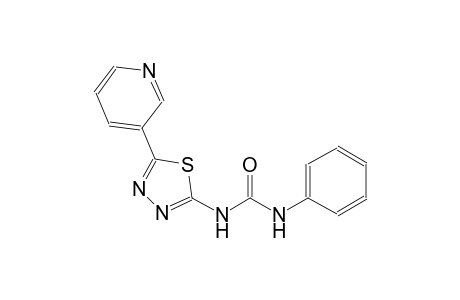 N-phenyl-N'-[5-(3-pyridinyl)-1,3,4-thiadiazol-2-yl]urea