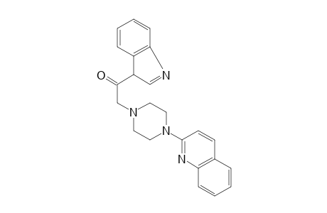 Ethanone, 1-(3H-indol-3-yl)-2-[4-(2-quinolinyl)-1-piperazinyl]-