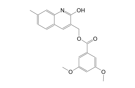 (2-hydroxy-7-methyl-3-quinolinyl)methyl 3,5-dimethoxybenzoate