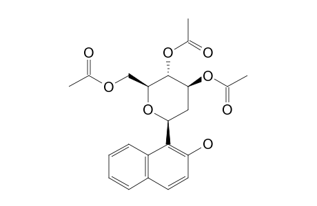 1-(3',4',6'-TRI-O-ACETYL-2'-DEOXY-BETA-D-ARABINO-HEXOPYRANOSYL)-NAPHTHALEN-2-OL