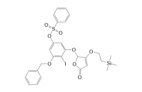 2(5H)-Furanone, 5-[2-iodo-3-(phenylmethoxy)-5-[(phenylsulfonyl)oxy]phenoxy]-4-[2-(trimethylsilyl)ethoxy]-