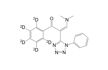 (Z)-3-(dimethylamino)-1-(2,3,4,5,6-pentadeuteriophenyl)-2-(1-phenyl-1,2,3,4-tetrazol-5-yl)prop-2-en-1-one