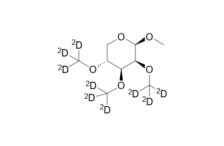 Methyl-2,3,4-tri-O-deuteromethyl-.beta.-L-arabopyranoside