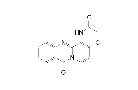 acetamide, 2-chloro-N-(11-oxo-11H-pyrido[2,1-b]quinazolin-6-yl)-