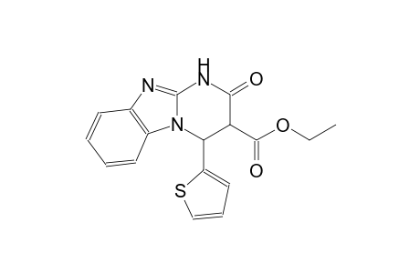 pyrimido[1,2-a]benzimidazole-3-carboxylic acid, 1,2,3,4-tetrahydro-2-oxo-4-(2-thienyl)-, ethyl ester