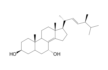 (22E,24S)-24-Methyl-5.alpha.-dholesta-8(14),22-diene-3.beta.,7.alpha.-diol