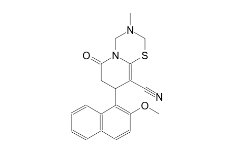 2H,6H-pyrido[2,1-b][1,3,5]thiadiazine-9-carbonitrile, 3,4,7,8-tetrahydro-8-(2-methoxy-1-naphthalenyl)-3-methyl-6-oxo-
