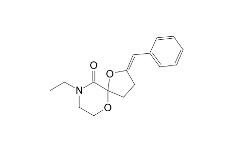 2-Benzylidene-9-ethyl-1,6-dioxa-9-azaspiro[4,5]decan-10-one
