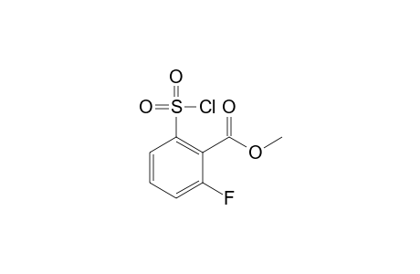 Benzoic acid, 2-(chlorosulfonyl)-6-fluoro-, methyl ester