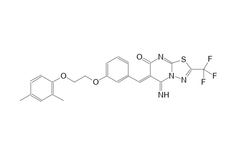 7H-[1,3,4]thiadiazolo[3,2-a]pyrimidin-7-one, 6-[[3-[2-(2,4-dimethylphenoxy)ethoxy]phenyl]methylene]-5,6-dihydro-5-imino-2-(trifluoromethyl)-, (6Z)-